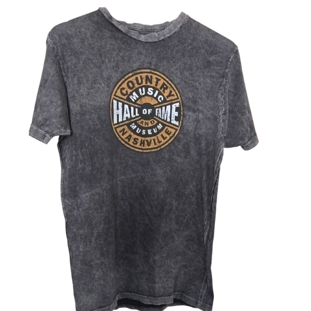 Women Gray Graphic T-Shirt Country Music Hall Of Fame Museum